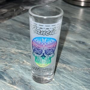 Cancun,Mexico sugar skull shot glass